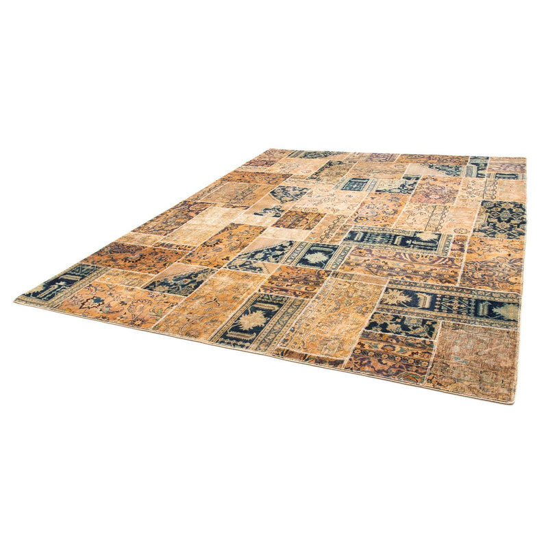 Alfombra de patchwork - 301 x 240 cm - multicolor