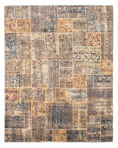 Alfombra de patchwork 240x303cm - Perserteppich Wollteppich