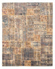 Alfombra de patchwork 303x240cm - Perserteppich Wollteppich