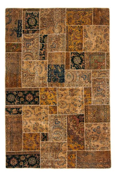 Alfombra de patchwork 182x275cm - Alfombra de lana