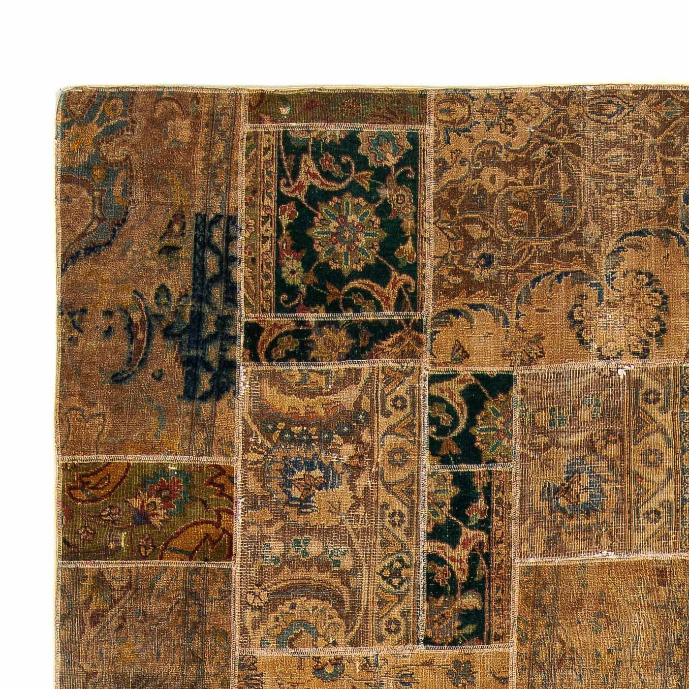Alfombra de patchwork 275x182cm - Alfombra de lana