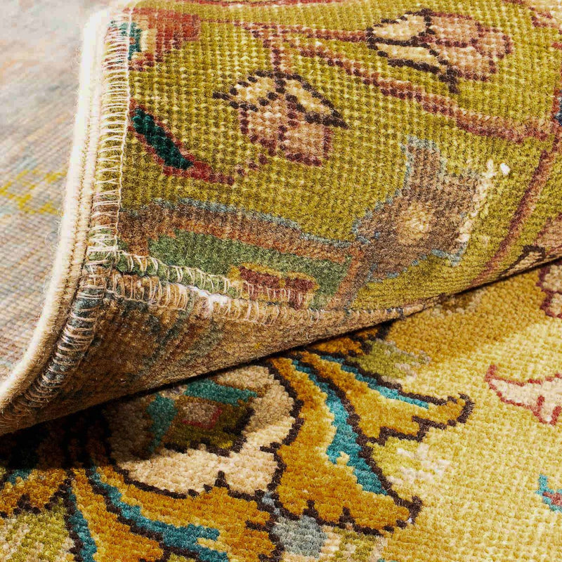 Alfombra de patchwork - 275 x 182 cm - multicolor