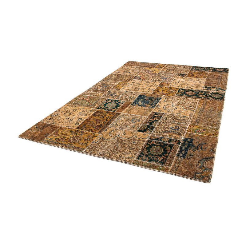 Alfombra de patchwork - 275 x 182 cm - multicolor