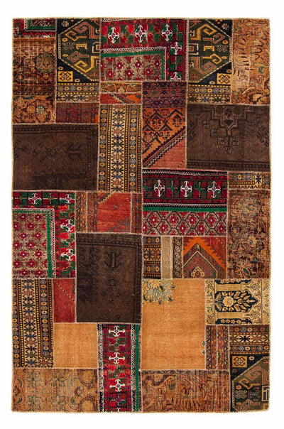 Alfombra de patchwork 179x271cm - Alfombra de lana