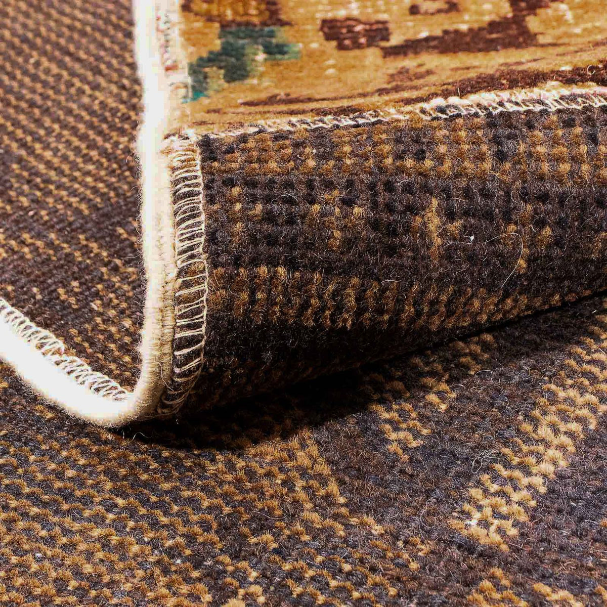 Alfombra de patchwork - 271 x 179 cm - multicolor