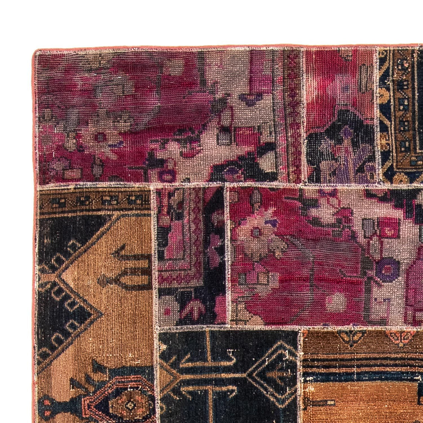 Alfombra de patchwork 244x164cm - Perserteppich Wollteppich