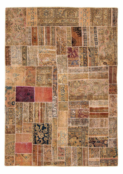 Alfombra de patchwork 164x234cm - Alfombra de lana