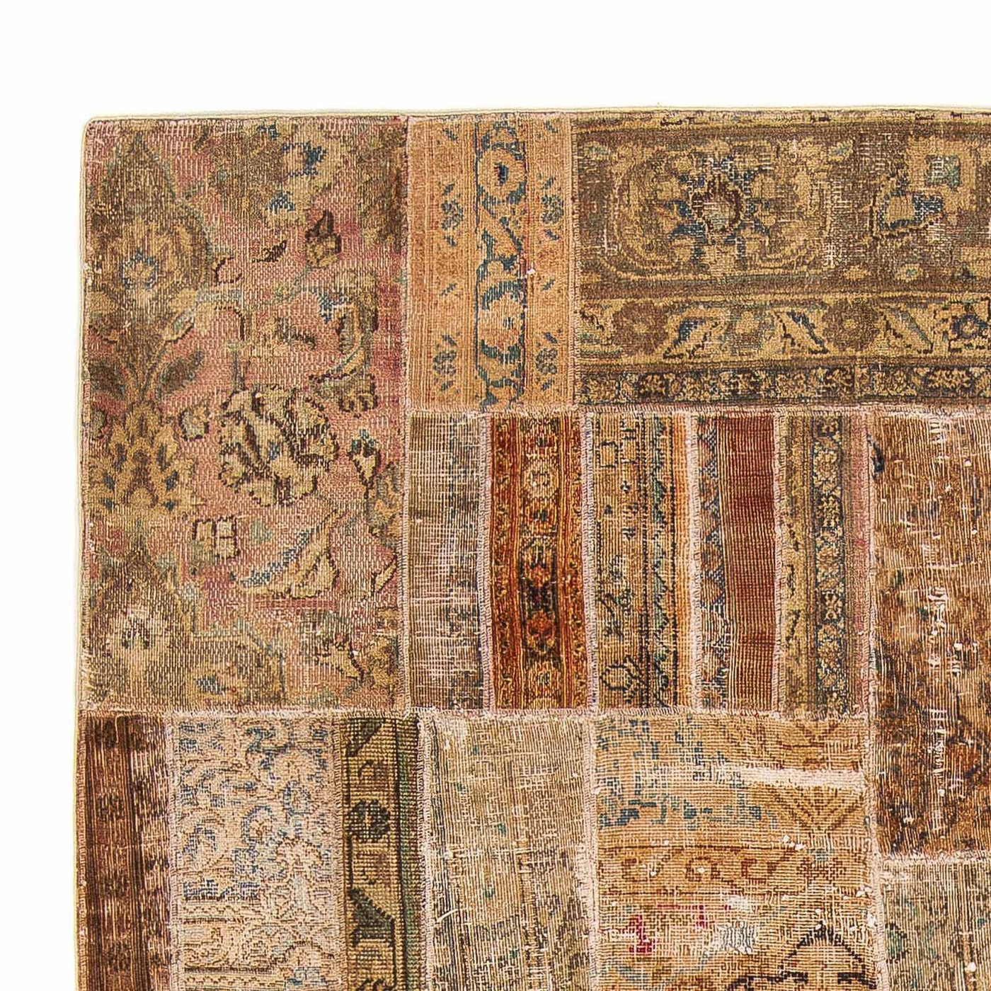Alfombra de patchwork 234x164cm - Alfombra de lana