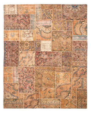 Alfombra de patchwork - 301 x 241 cm - multicolor