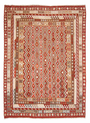 Alfombra Kelim - Splash - 271 x 212 cm - multicolor
