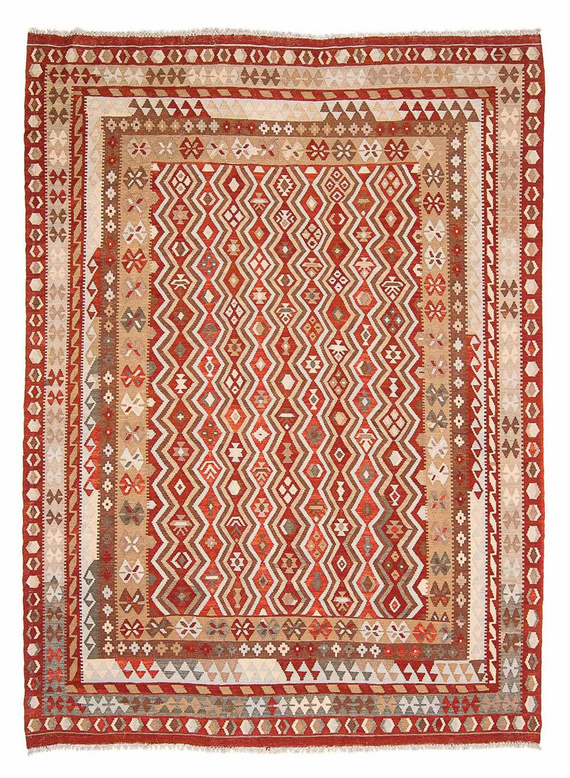 Alfombra Kelim - Splash - 271 x 212 cm - multicolor