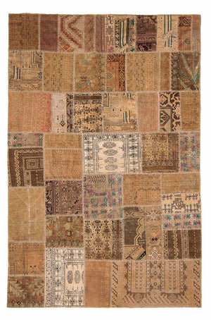 Alfombra de patchwork - 256 x 172 cm - multicolor