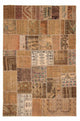Alfombra de patchwork 256x172cm - Alfombra de lana