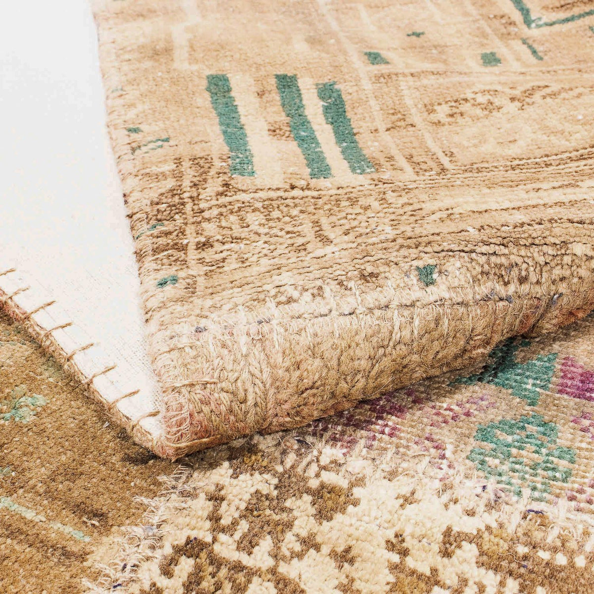 Alfombra de patchwork - 256 x 172 cm - multicolor