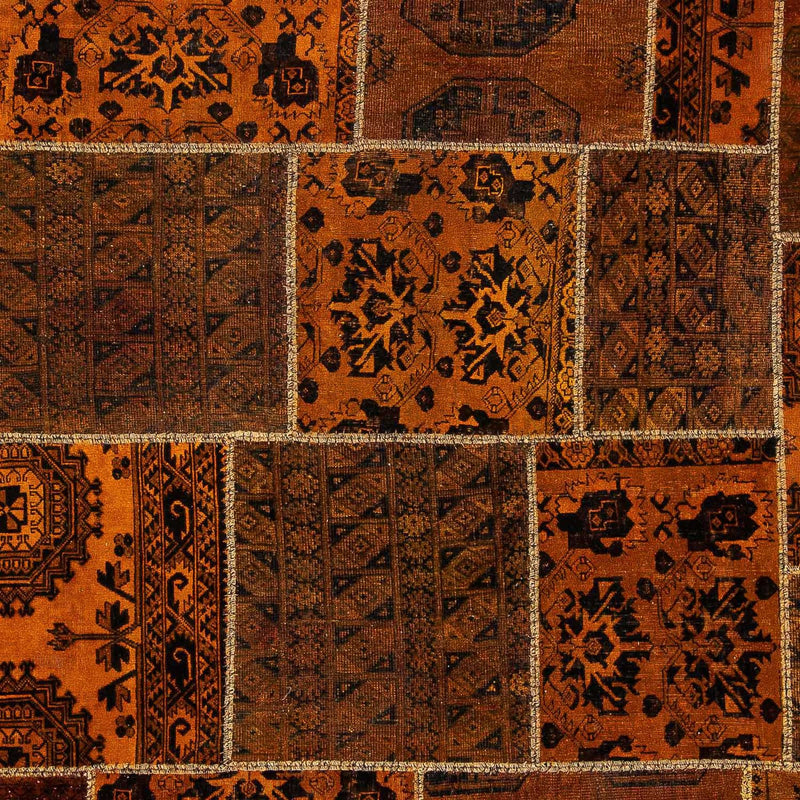 Alfombra de patchwork - 300 x 208 cm - multicolor