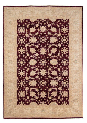 Alfombra Ziegler - 345 x 249 cm - rojo oscuro