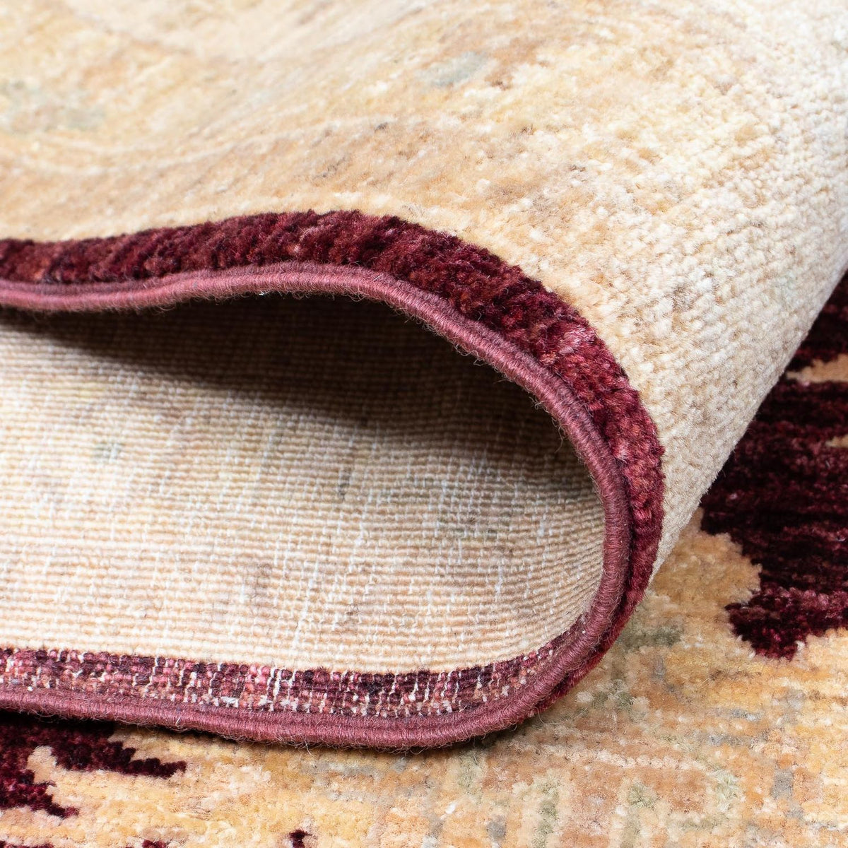 Alfombra Ziegler - 345 x 249 cm - rojo oscuro