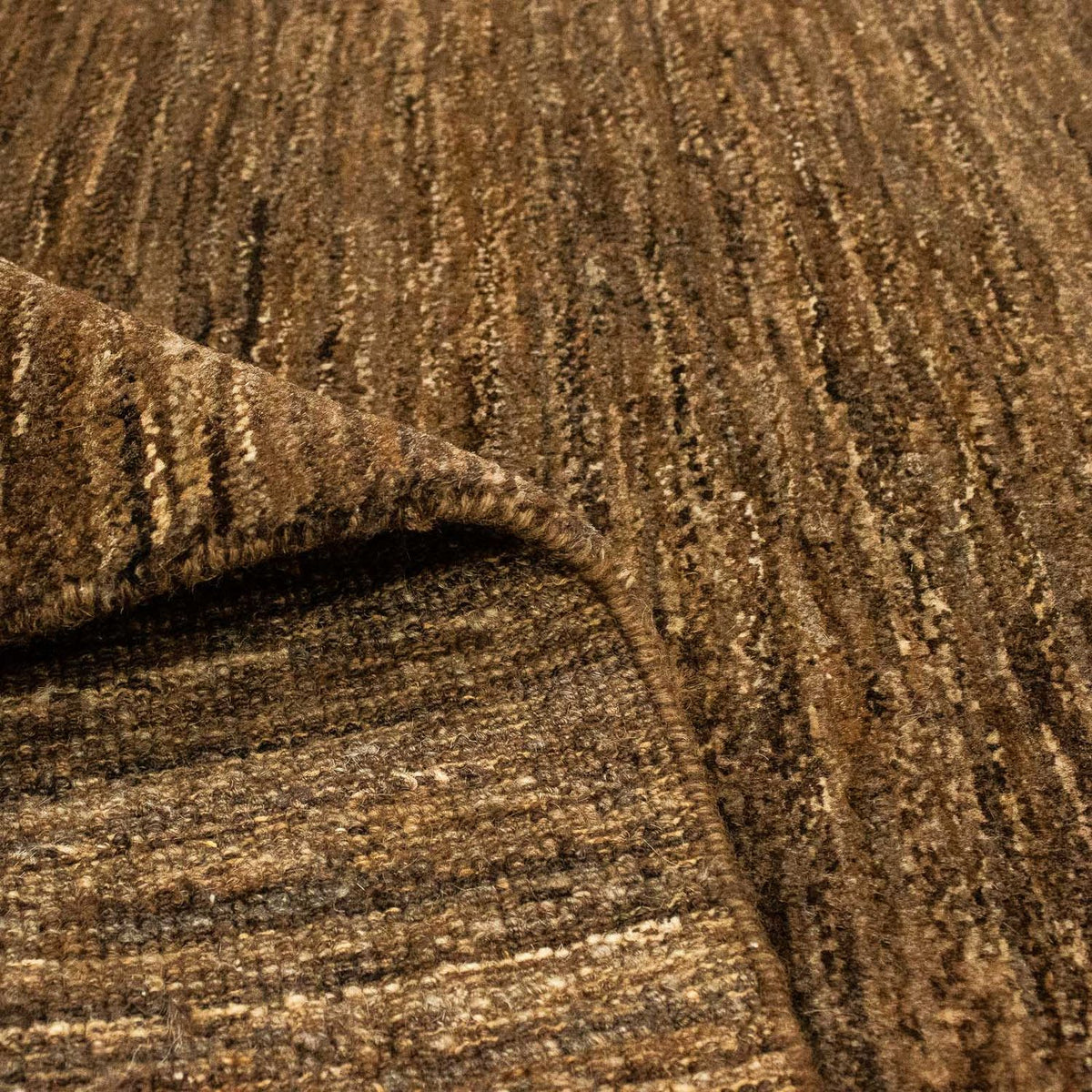 Alfombra Gabbeh - Indus - 166 x 94 cm - marrón oscuro