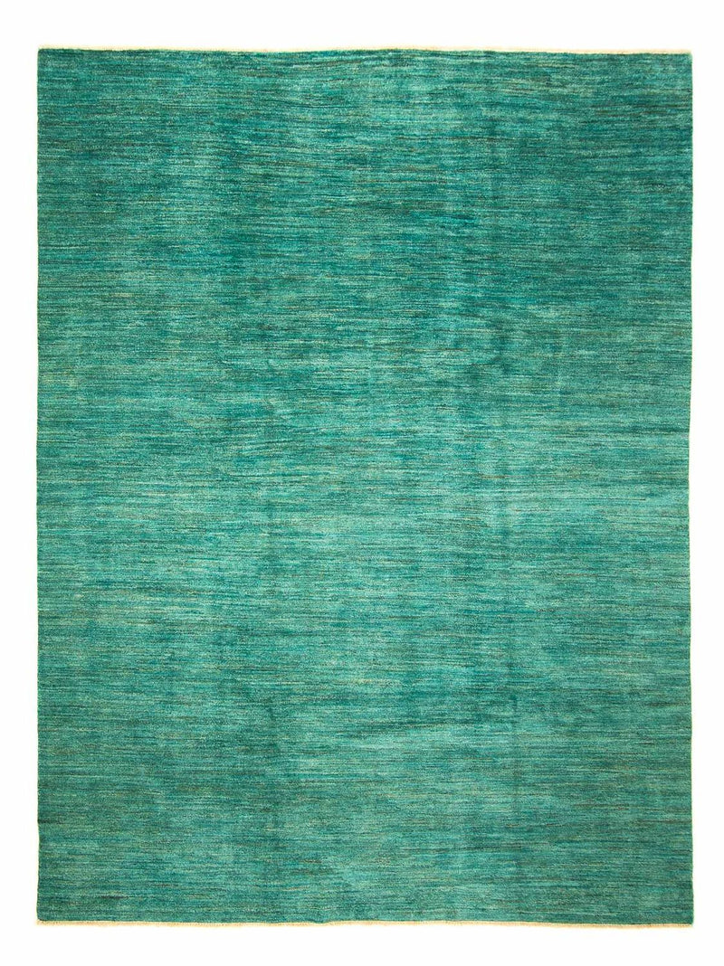 Alfombra Gabbeh - Indus - 303 x 237 cm - turquesa