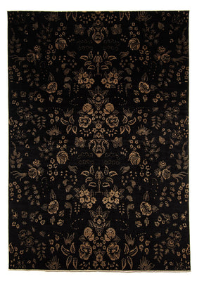 Alfombra oriental - 350 x 246 cm - azul oscuro