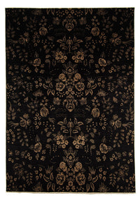 Alfombra oriental - 350 x 246 cm - azul oscuro