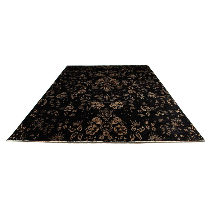 Alfombra oriental - 350 x 246 cm - azul oscuro