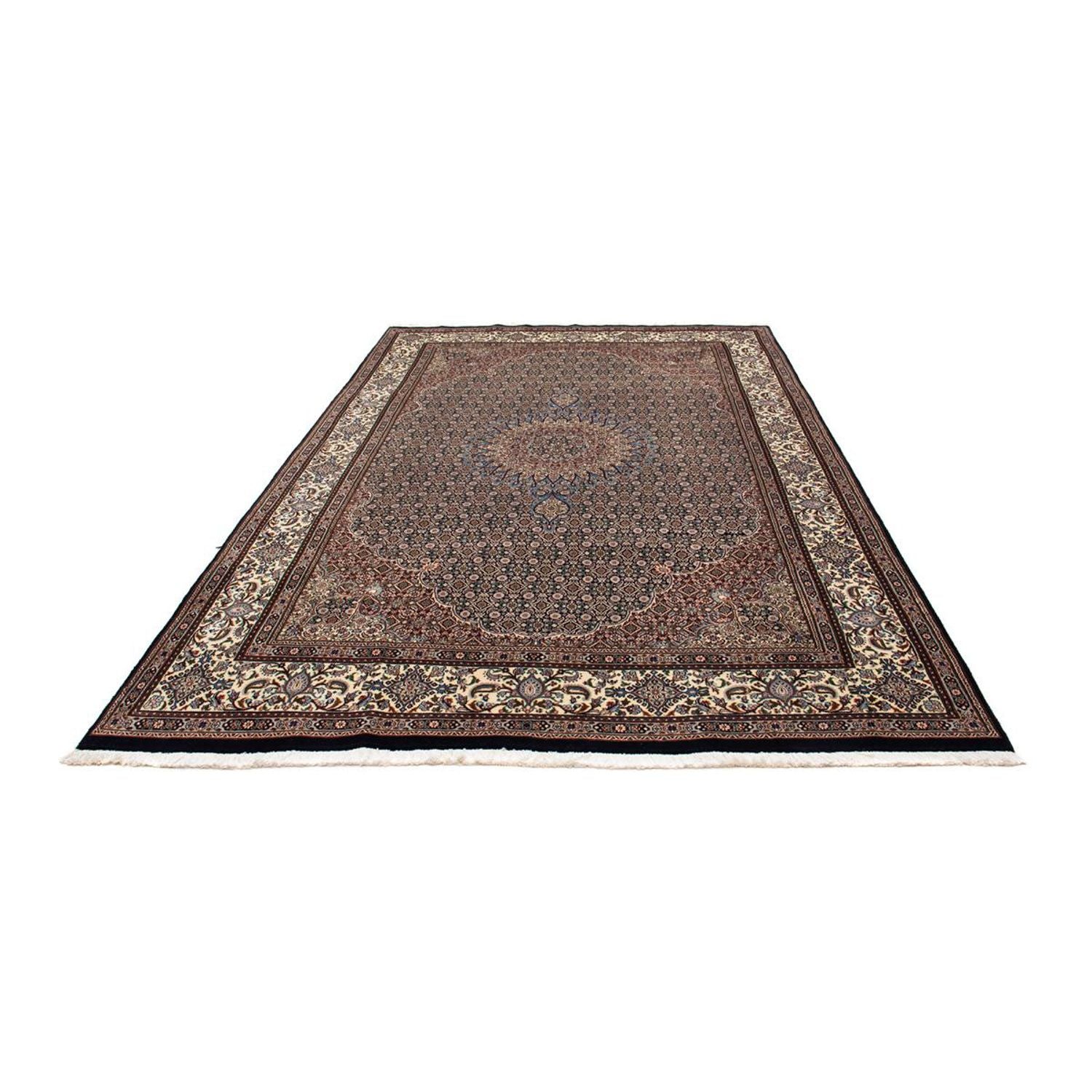 Alfombra persa - Clásica - 296 x 191 cm - azul oscuro