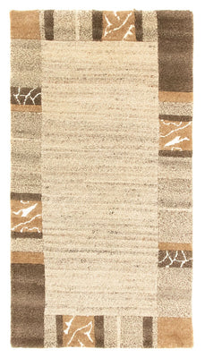 Alfombra de Nepal - 138 x 73 cm - beige