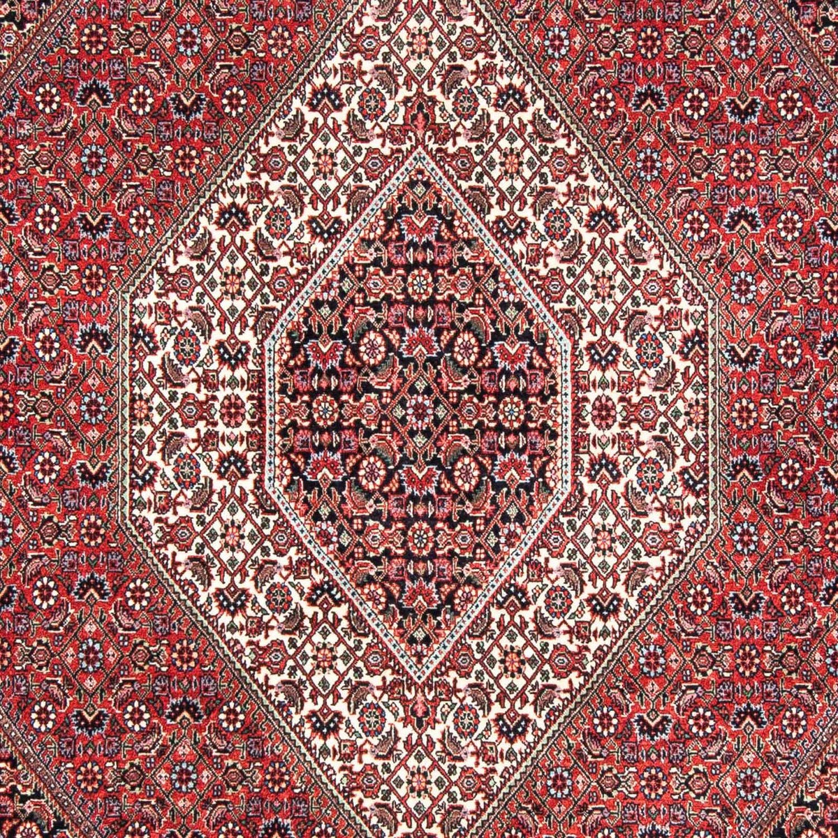 Alfombra persa - Bidjar - 241 x 172 cm - rojo oscuro