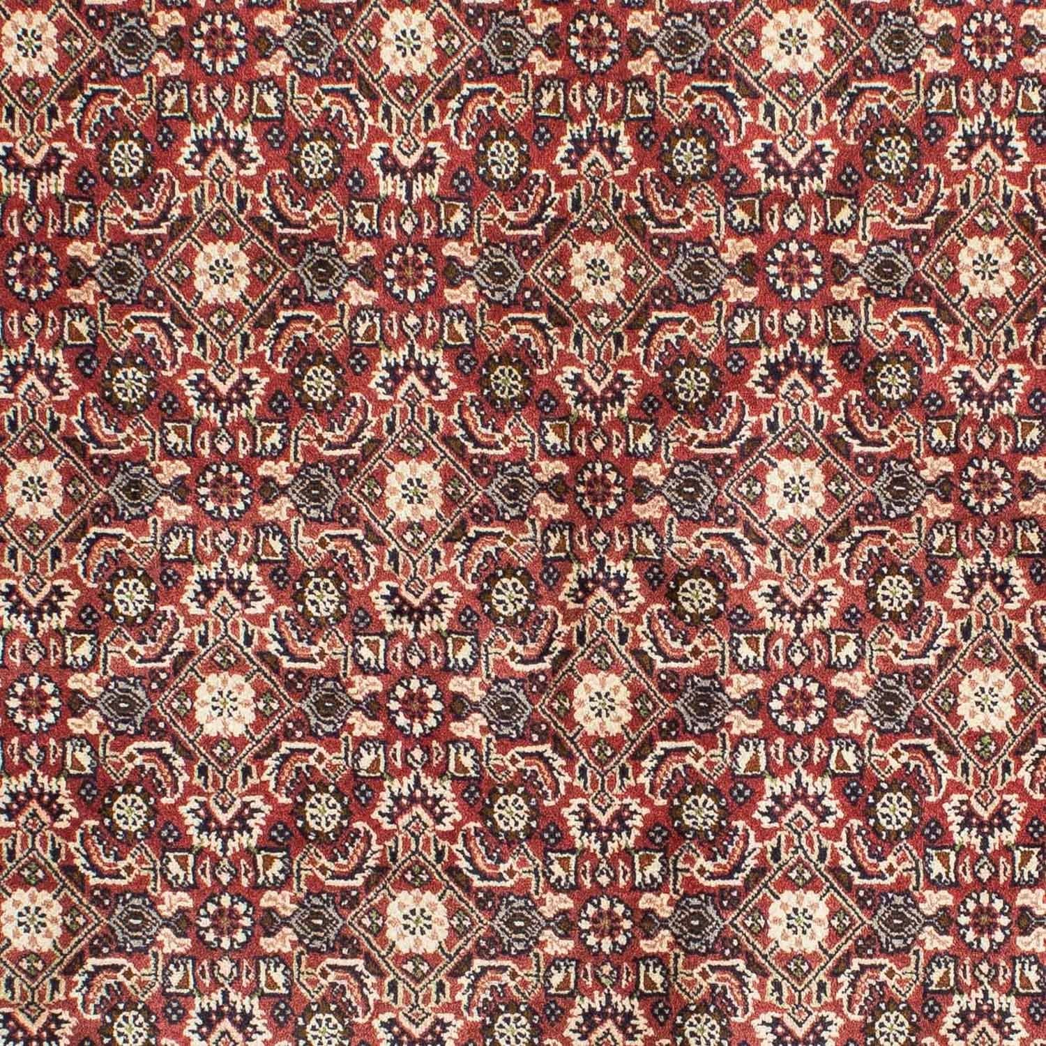 Alfombra persa - Bidjar - 208 x 137 cm - rojo
