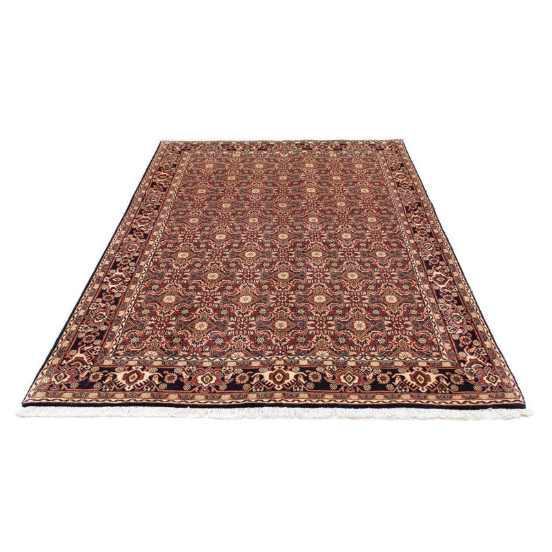 Alfombra persa - Bidjar - 208 x 137 cm - rojo