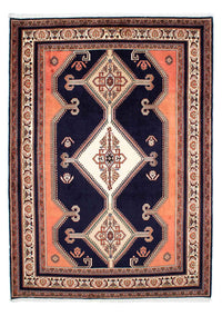 Alfombra persa - Bidjar - 238 x 175 cm - azul oscuro