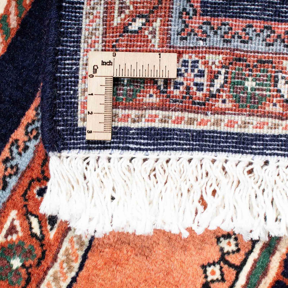 Alfombra persa - Bidjar - 238 x 175 cm - azul oscuro