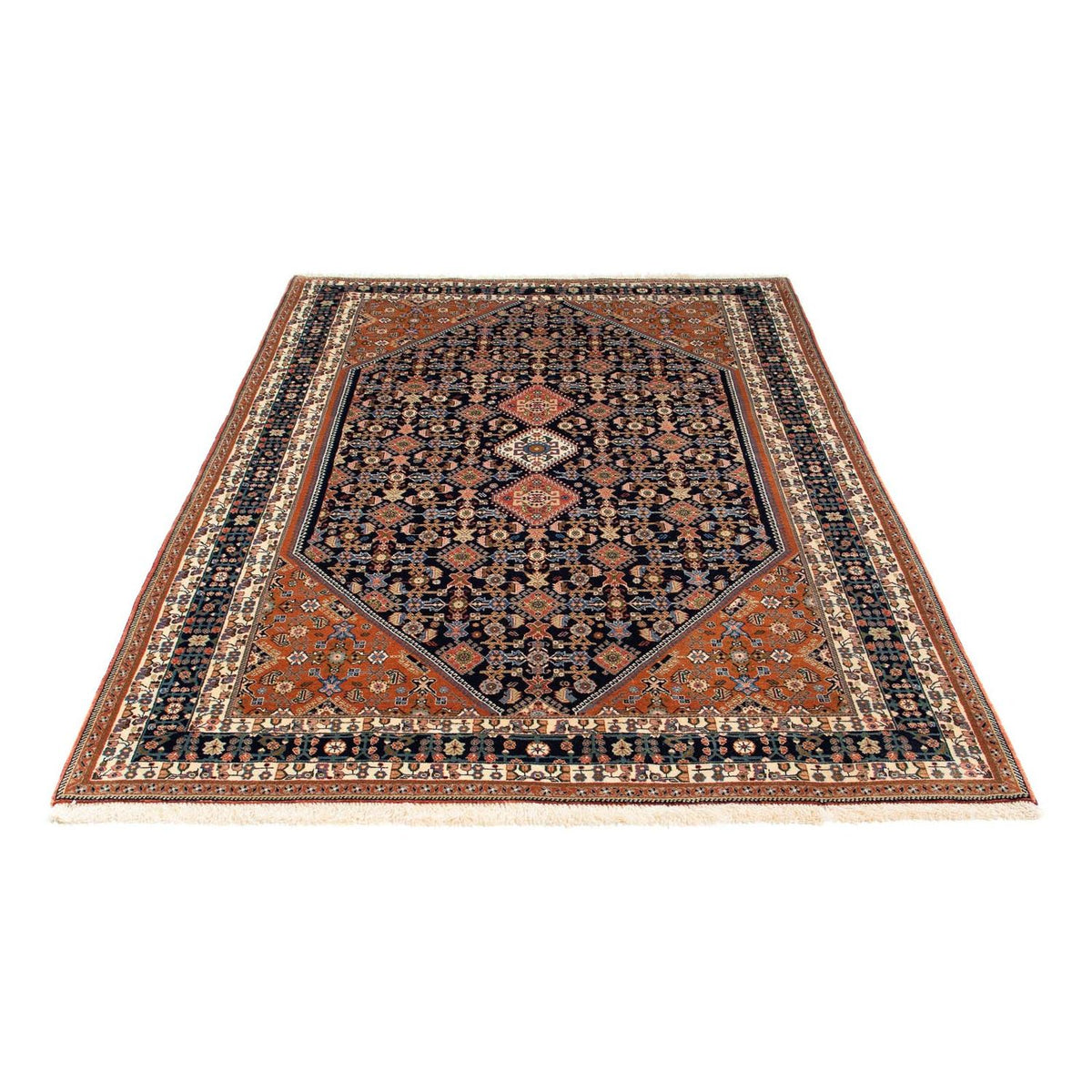 Alfombra Gabbeh - Persa Kashkuli - 213 x 143 cm - marrón
