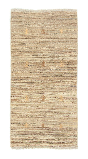 Alfombra Gabbeh - Persa - 135 x 69 cm - beige