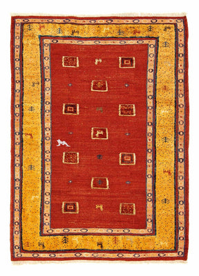 Alfombra Kelim - Oriental - 144 x 100 cm - rojo oscuro