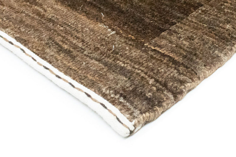 Alfombra Gabbeh - Indus - 188 x 132 cm - marrón oscuro