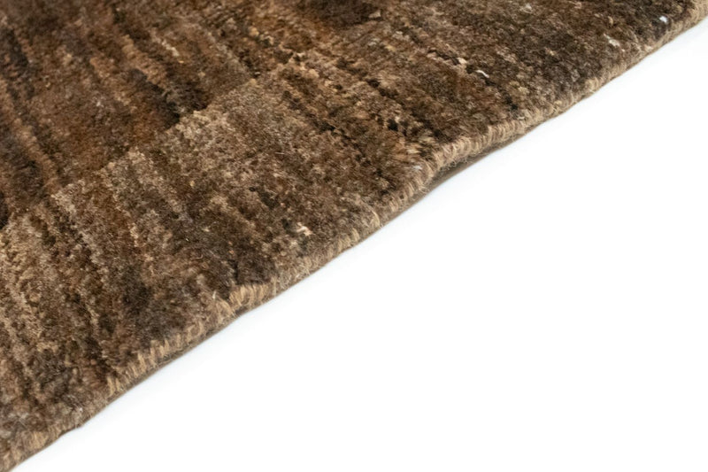 Alfombra Gabbeh - Indus - 188 x 132 cm - marrón oscuro
