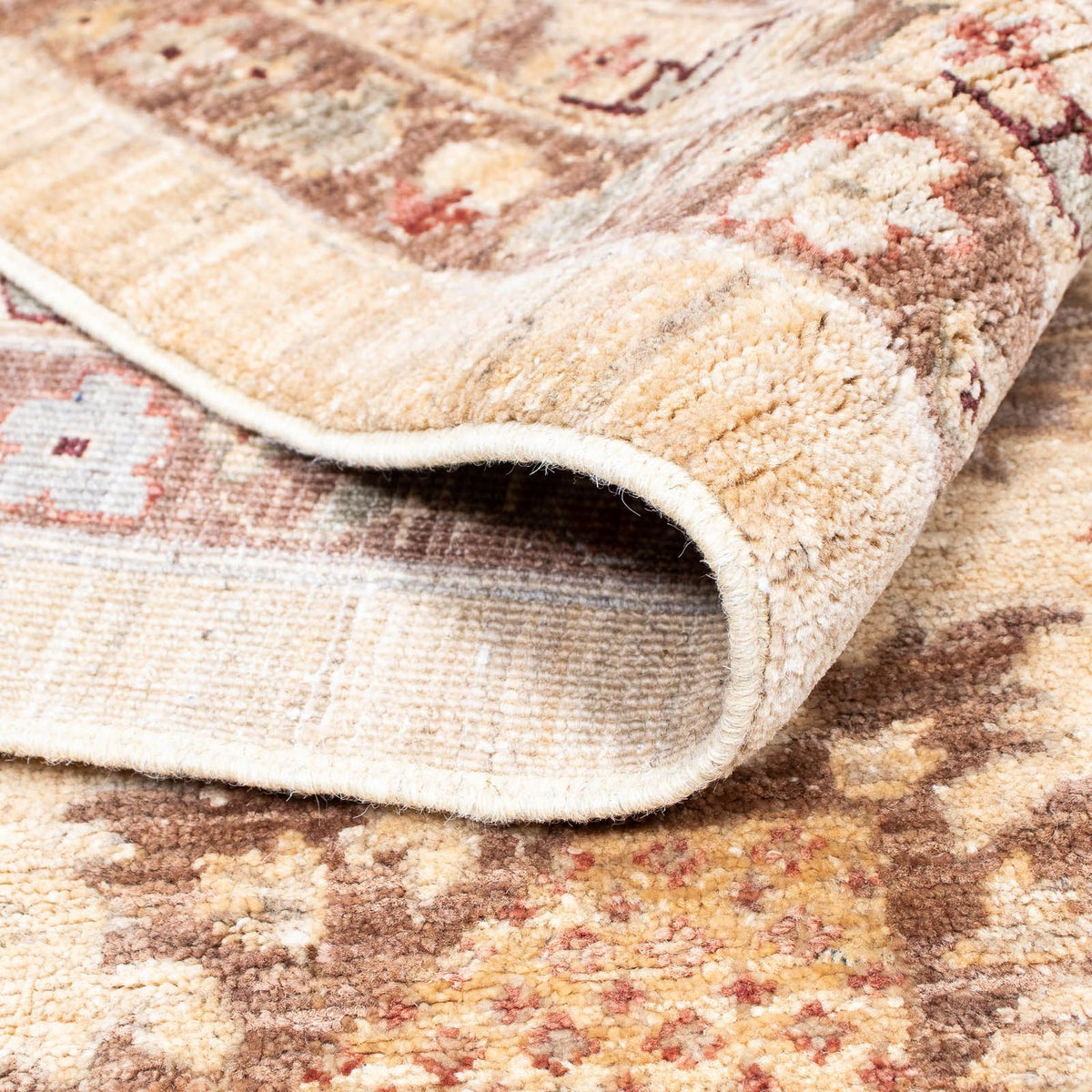 Alfombra Ziegler - 281 x 240 cm - marrón claro