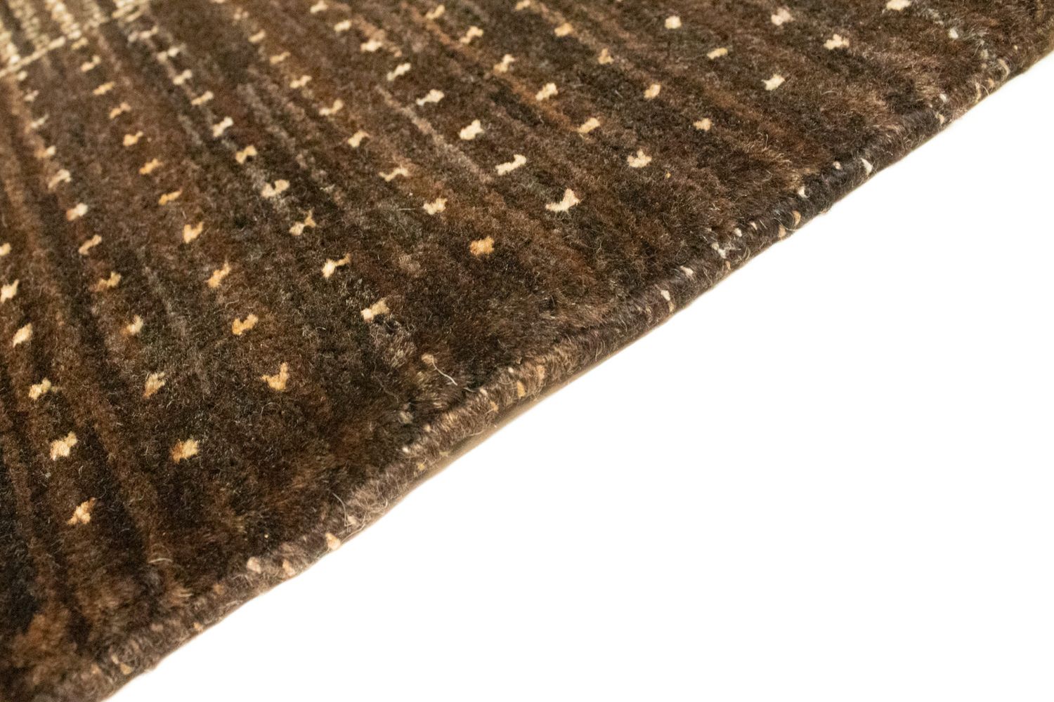 Alfombra Gabbeh - Indus - 170 x 122 cm - marrón