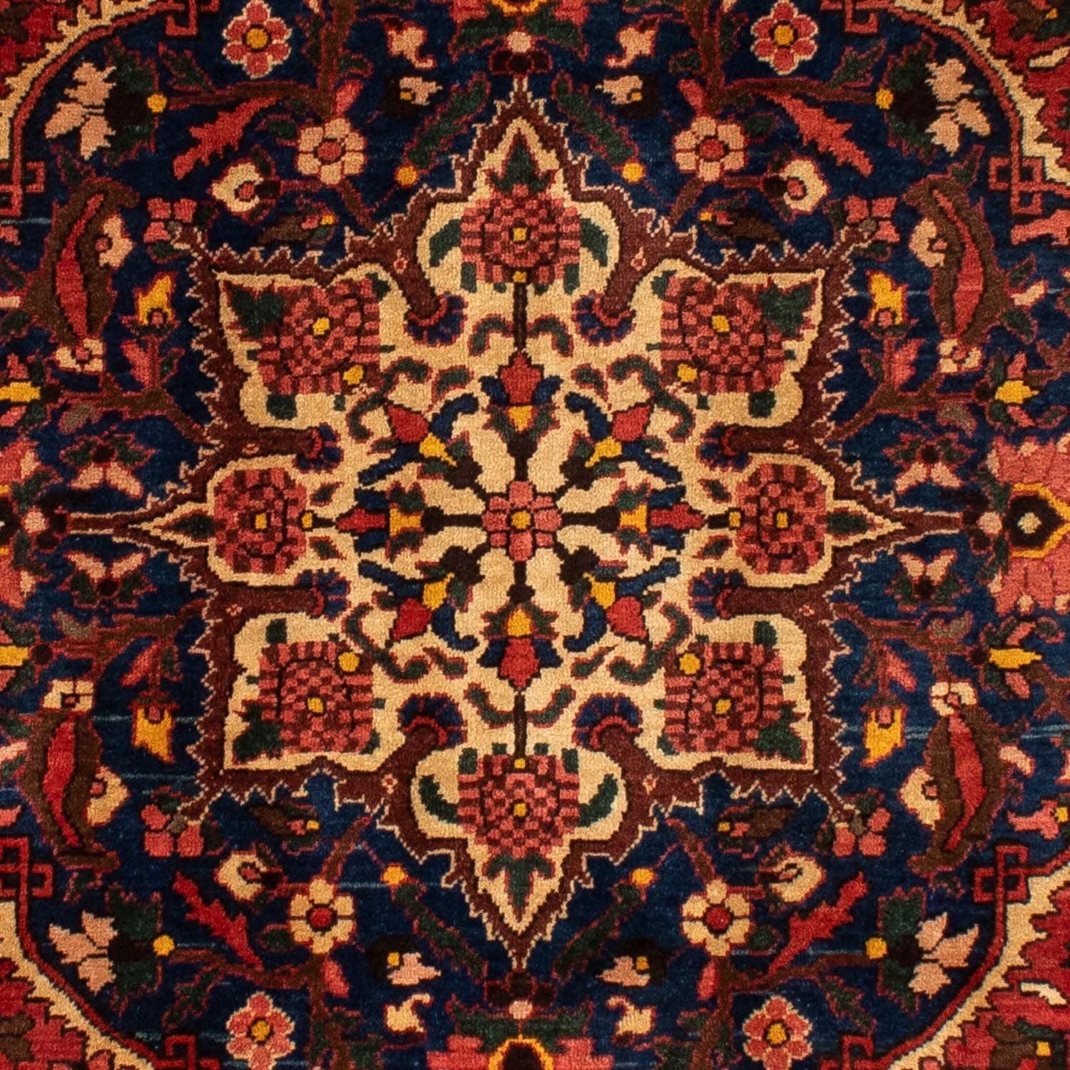 Alfombra persa - Nómada - 310 x 209 cm - rojo oscuro