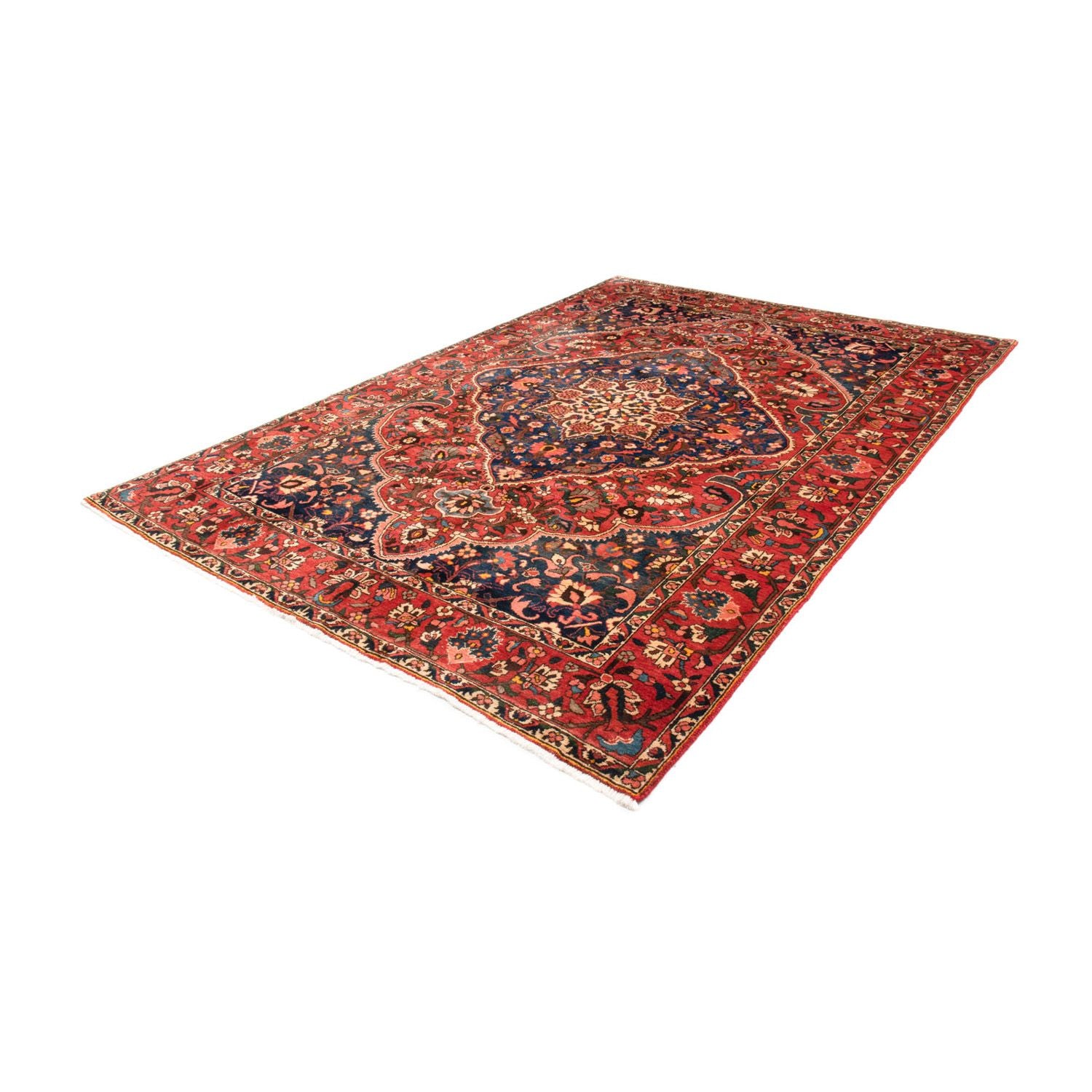 Alfombra persa - Nómada - 310 x 209 cm - rojo oscuro