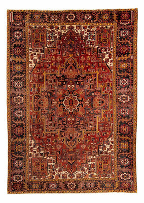 Alfombra persa - Nómada - 395 x 291 cm - rojo oscuro