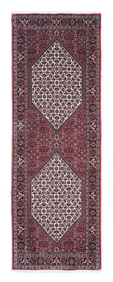 Alfombra de pasillo Alfombra persa - Bidjar - 208 x 73 cm - rojo