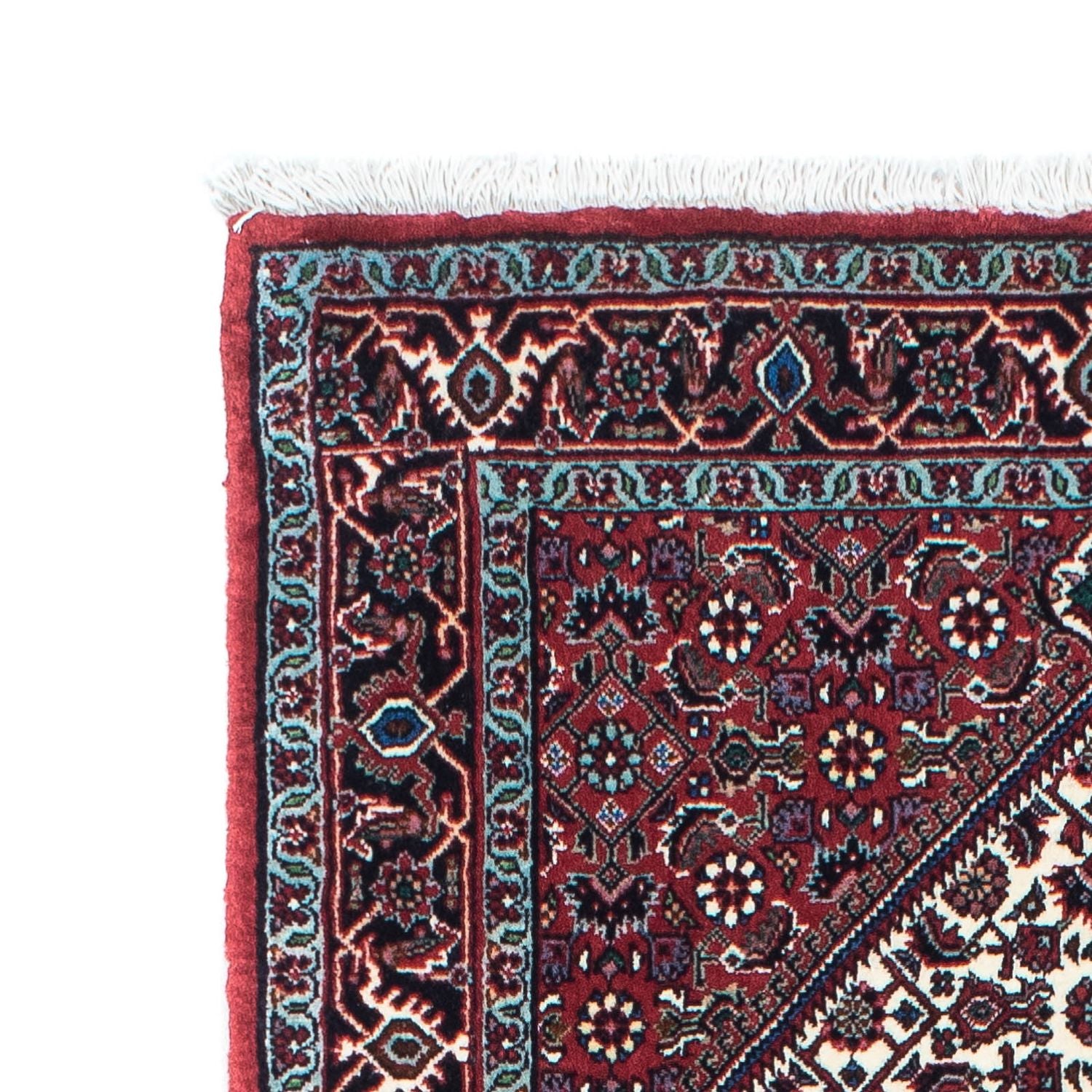 Alfombra de pasillo Alfombra persa - Bidjar - 208 x 73 cm - rojo