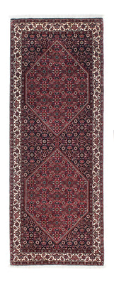 Alfombra de pasillo Alfombra persa - Bidjar - 200 x 76 cm - azul oscuro