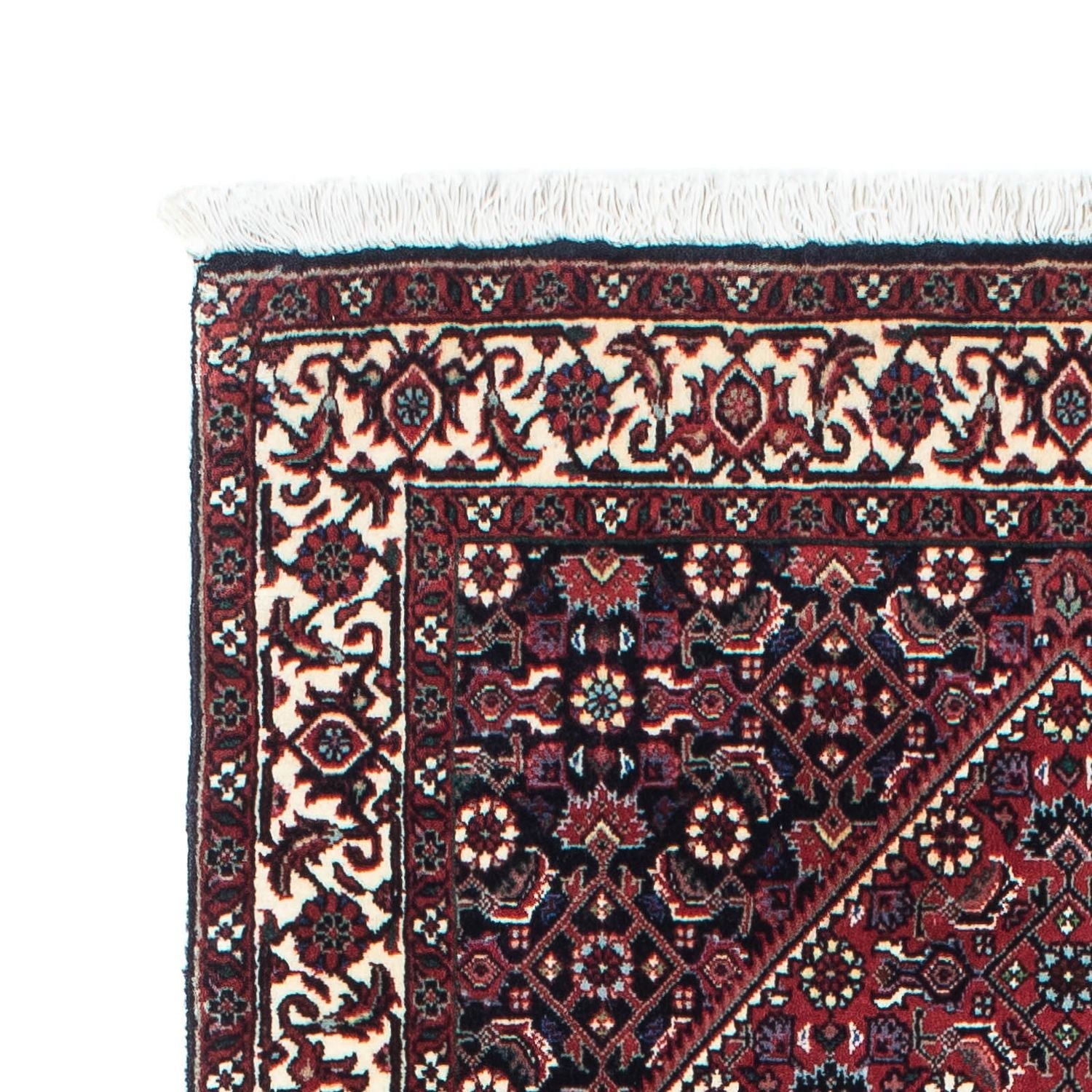 Alfombra de pasillo Alfombra persa - Bidjar - 200 x 76 cm - azul oscuro