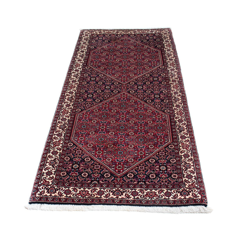 Alfombra de pasillo Alfombra persa - Bidjar - 200 x 76 cm - azul oscuro