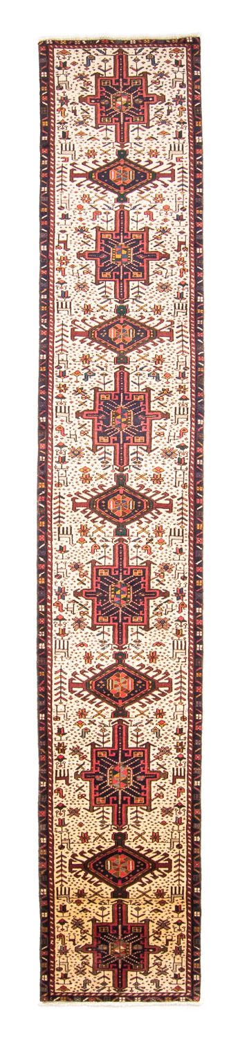 Alfombra de pasillo Alfombra persa - Nómada - 432 x 66 cm - beige