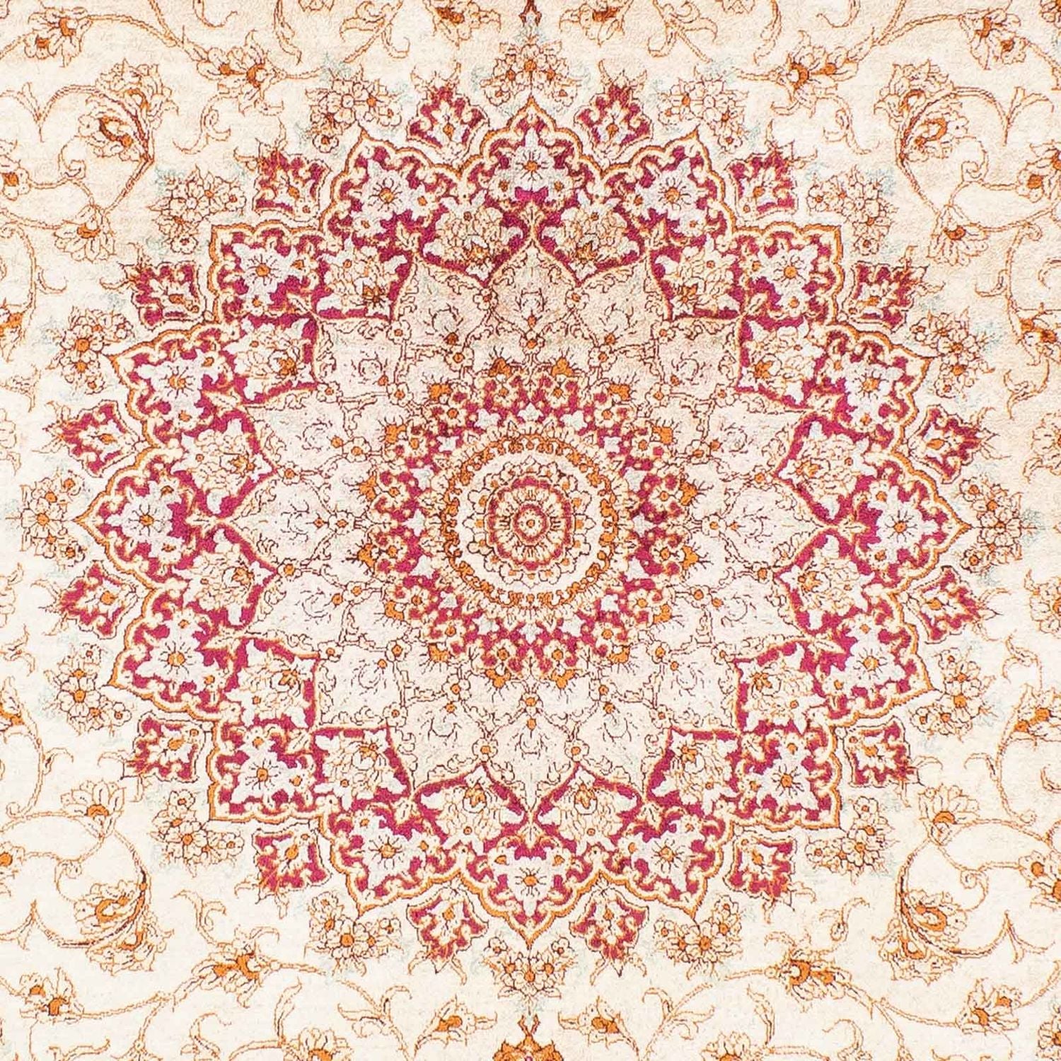 Alfombra persa - Ghom - 240 x 157 cm - beige